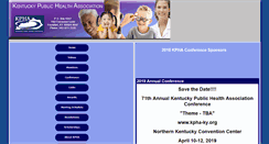 Desktop Screenshot of kpha-ky.org